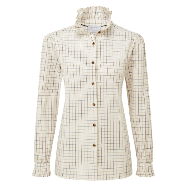 Schoffel Ladies Sheringham Shirt - Beetroot Check