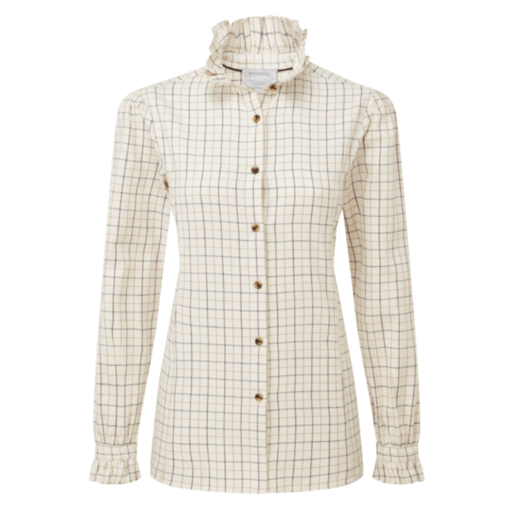 Schoffel Ladies Sheringham Shirt - Beetroot Check