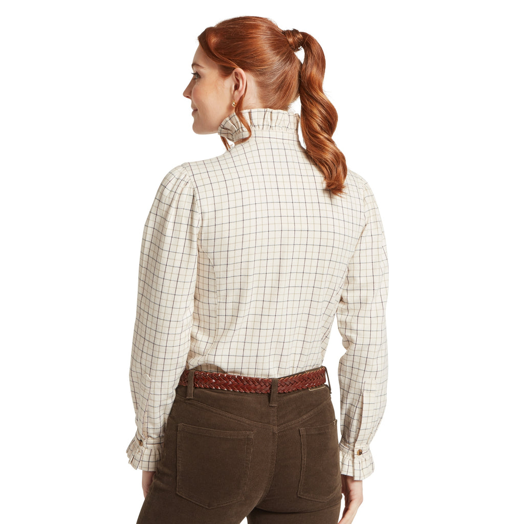 Schoffel Ladies Sheringham Shirt - Beetroot Check