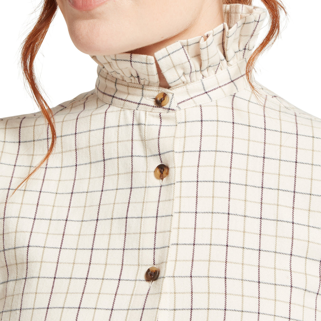 Schoffel Ladies Sheringham Shirt - Beetroot Check