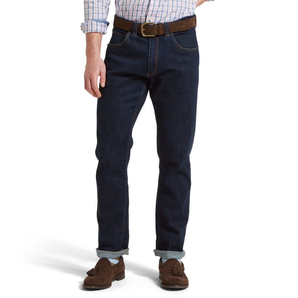 Schoffel Mens Chiltern Jeans - Dark Denim