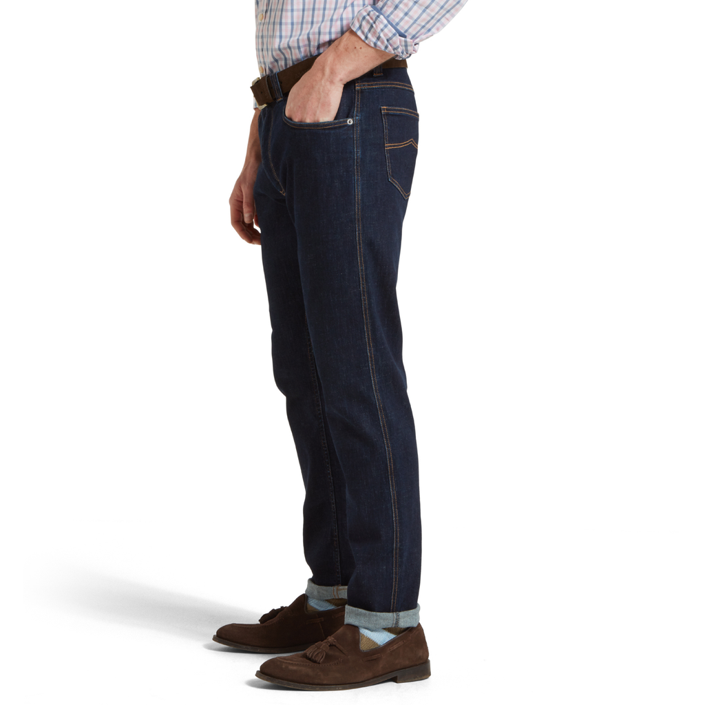 Schoffel Mens Chiltern Jeans - Dark Denim