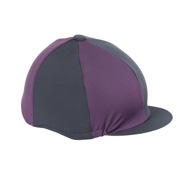 Shires Hat Cover - Black/Plum