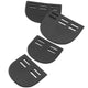 Shires Blenheim Girth/Buckle Guards - Black