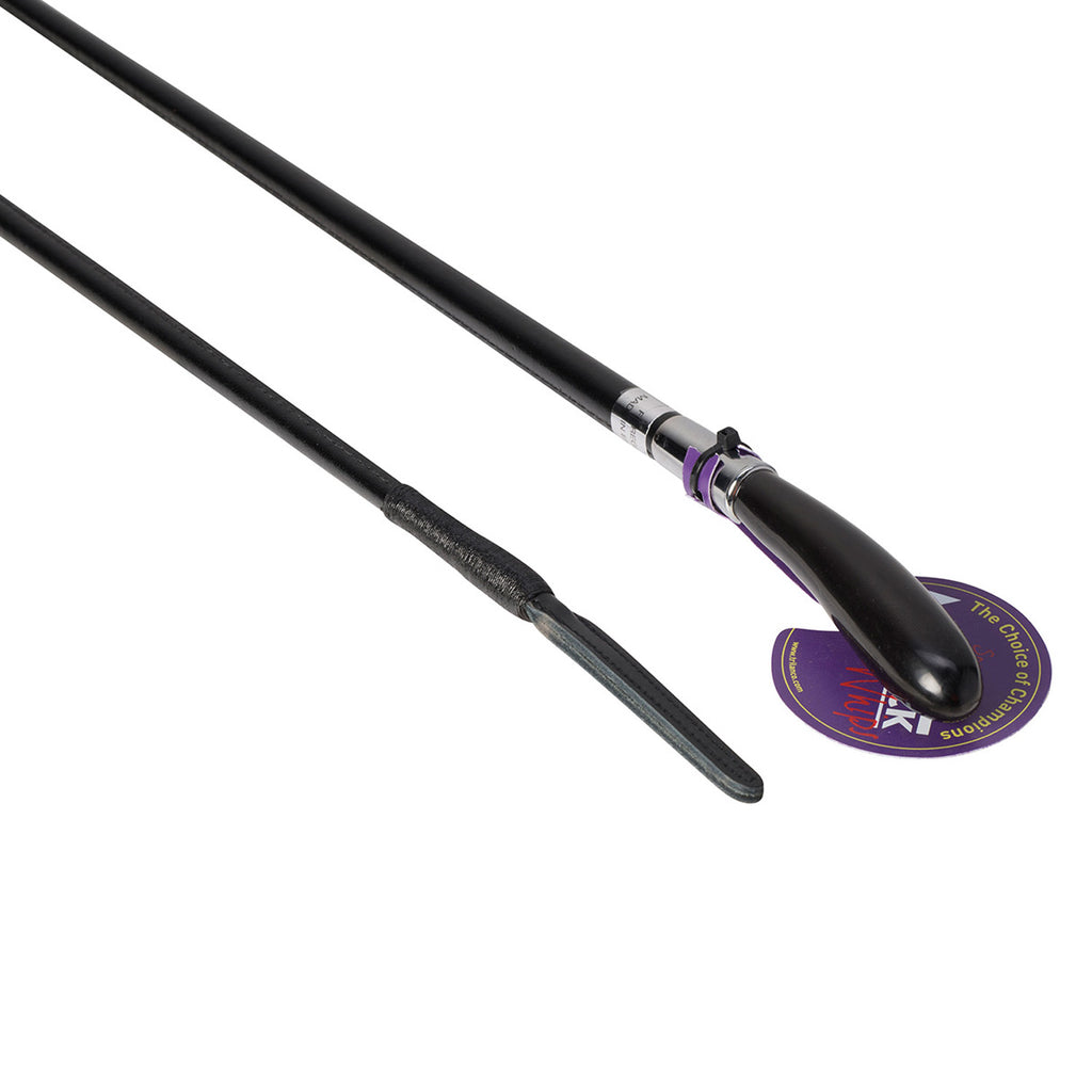 Buffalo Handle Showing Whip - Black