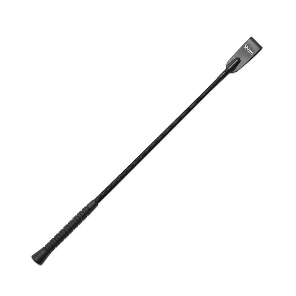 Shires Rubber Grip Whip - Black