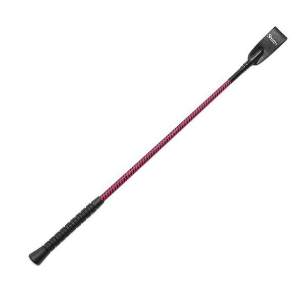 Shires Rubber Grip Whip - Navy/Red