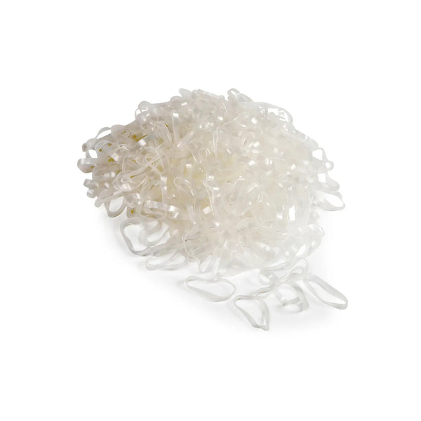 Shires Silicone Plaiting Bands - Clear