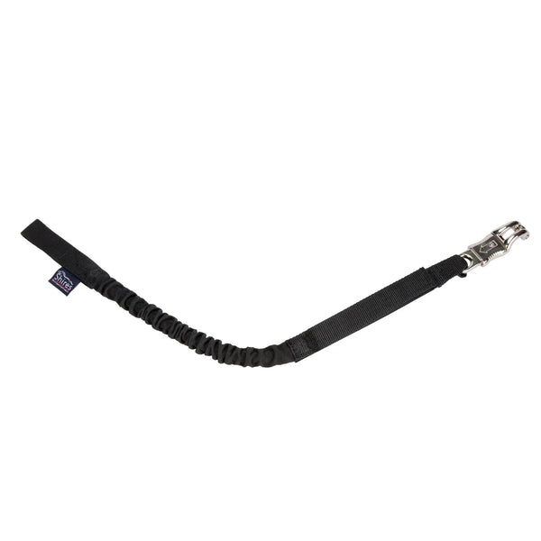 Shires Bungee Breakaway Trailer Tie - Black