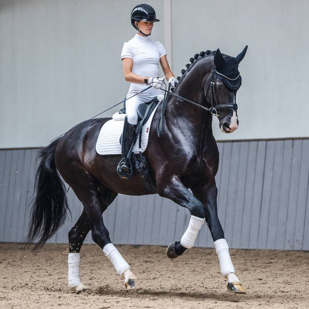 LeMieux Cotton Dressage Square - White