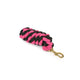 Shires Headcollar Lead Rope With Trigger Clip - Black/Fuchsia