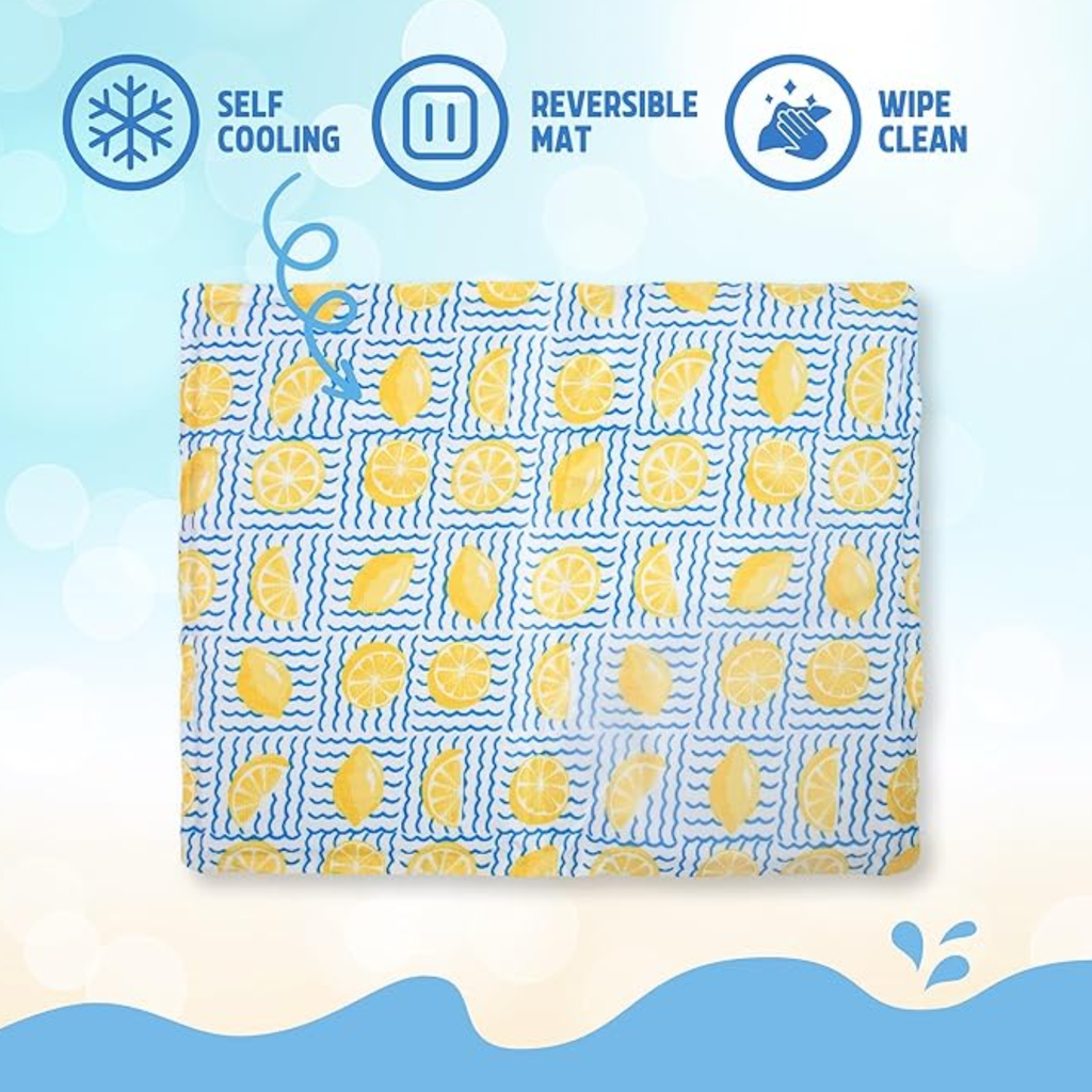 Rosewood Lemon Cool Mat 65cm X 50cm