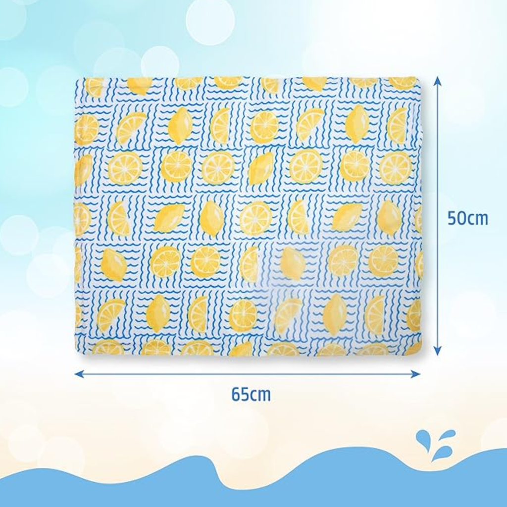 Rosewood Lemon Cool Mat 65cm X 50cm