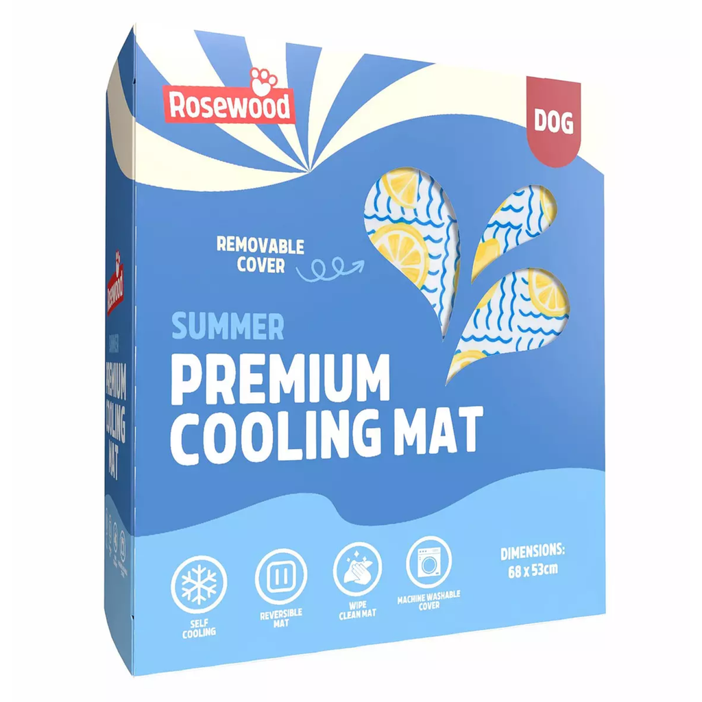 Rosewood Premium Lemon Cool Mat With Cover