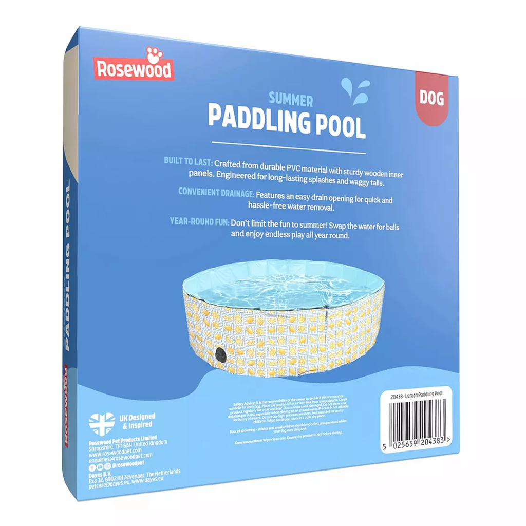 Rosewood Paddling Pool - Lemon Print