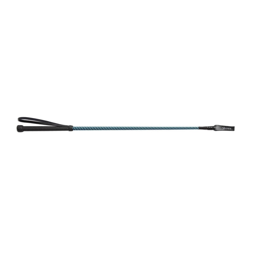 Shires Kids Thread Stem Whip - Black/Blue