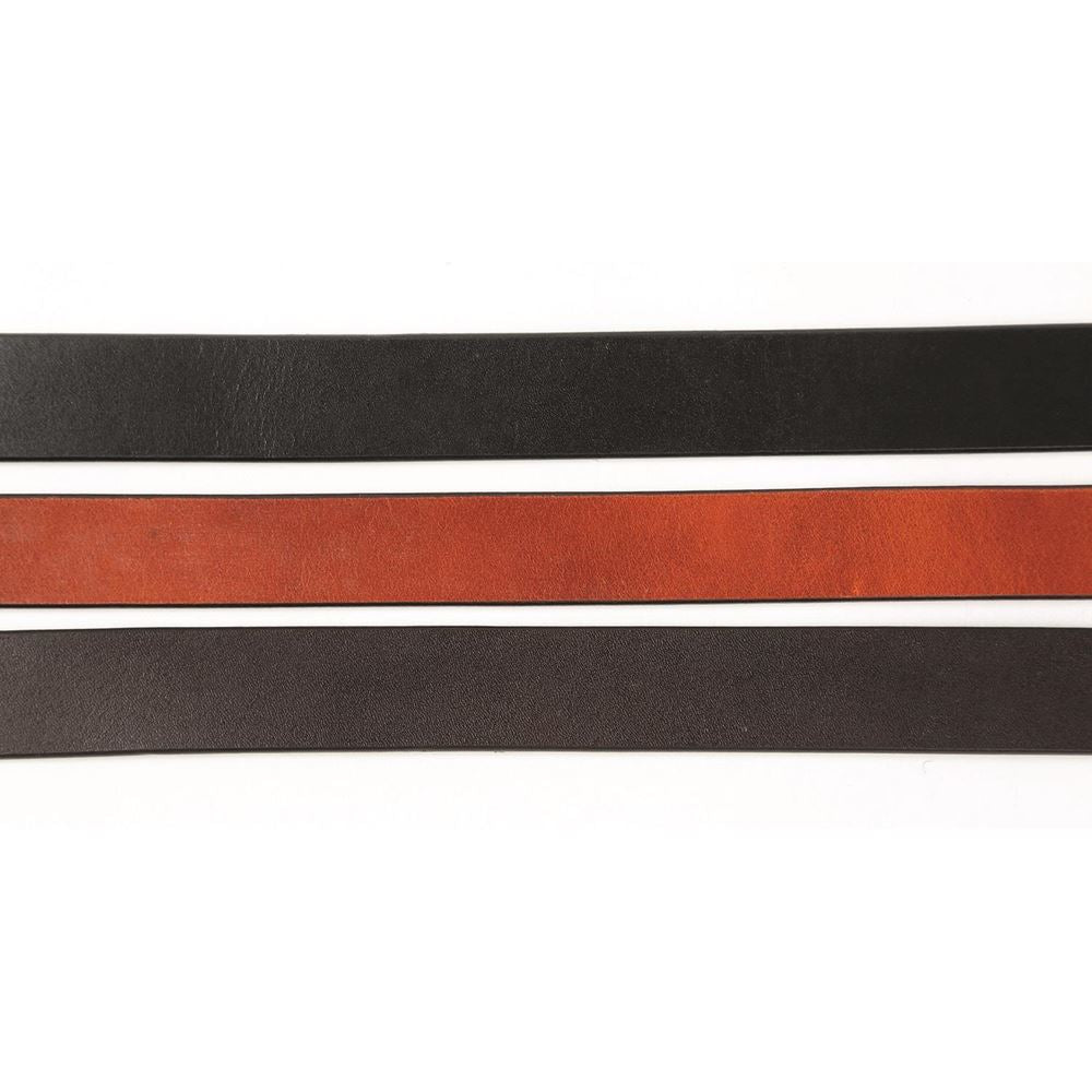 Digby and Fox Flat Leather Dog Collar - Black