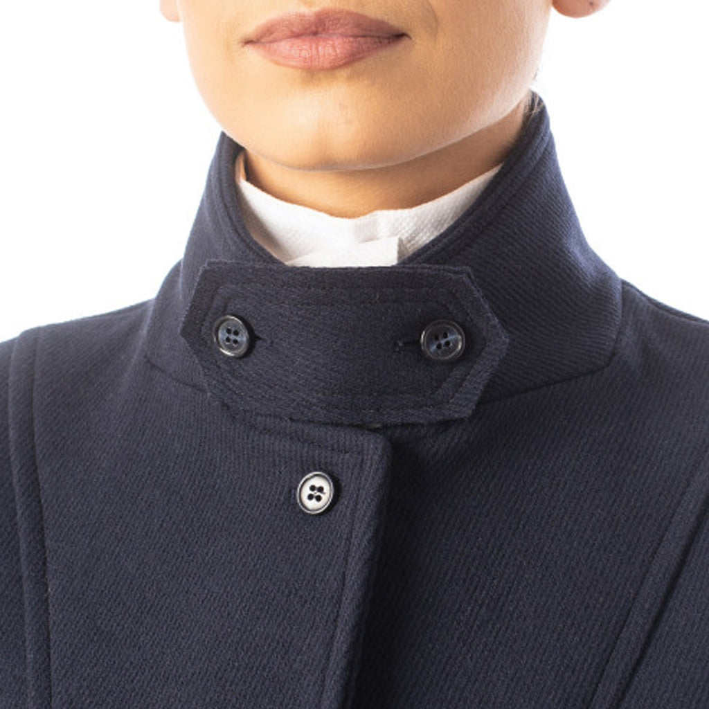 Equetech Ladies Hunt Wool Coat - Navy