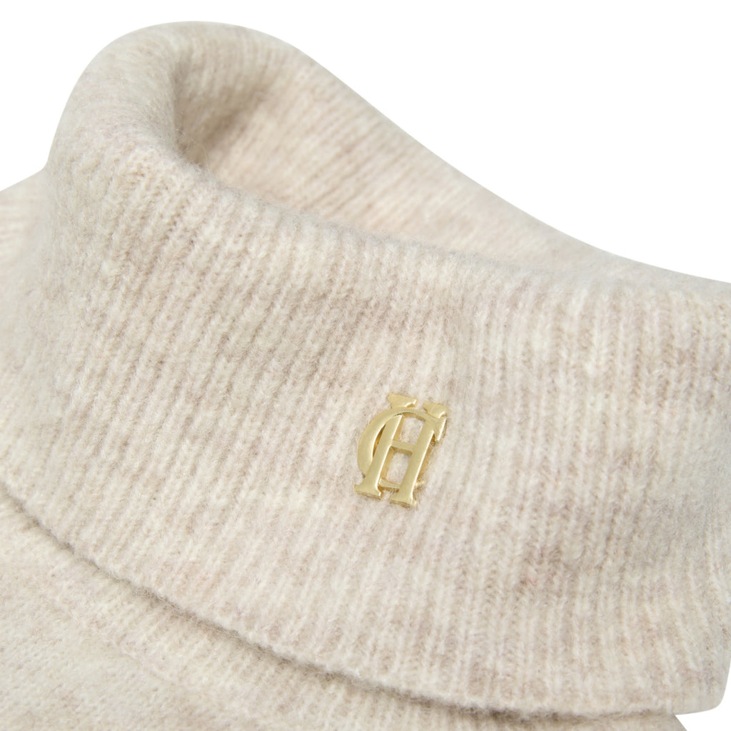 Holland Cooper Ladies Tori Roll Neck Knit - Barley