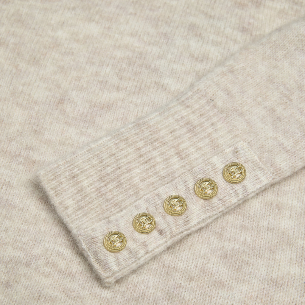 Holland Cooper Ladies Tori Roll Neck Knit - Barley