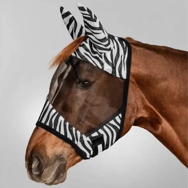 Mackey Anti-Fly Mask Zebra