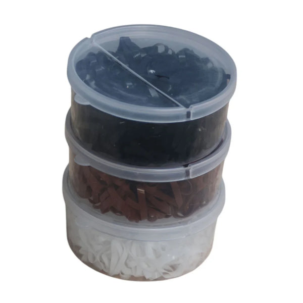 Equi-Sential Silicone Plaiting Bands - Clear