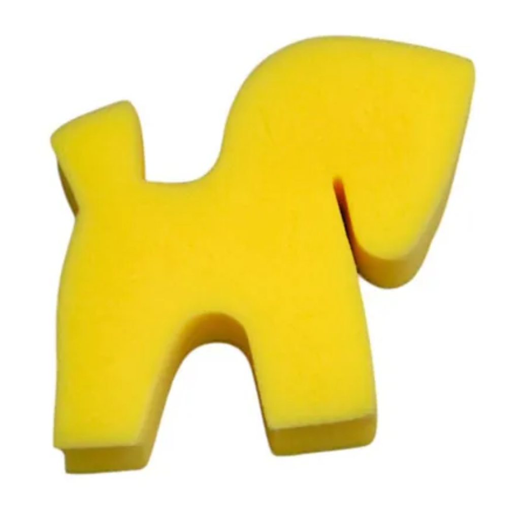 Equi-Sential Horse Shaped Sponge - Yellow