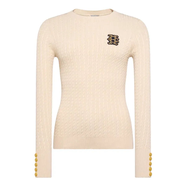 Holland Cooper Princeton Crew Neck Knit - Almond