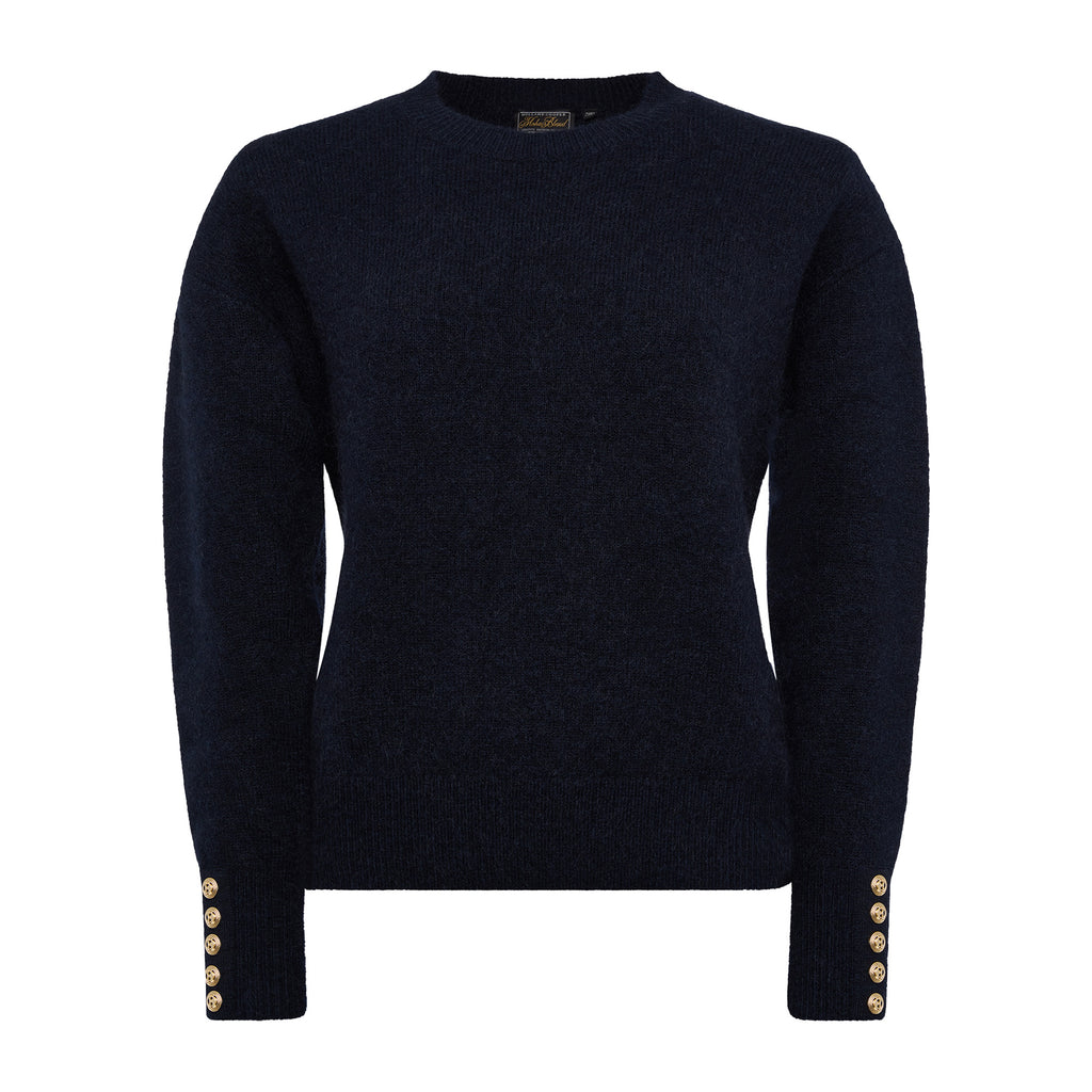 Holland Cooper Ladies Tori Crew Neck Knit - Ink Navy