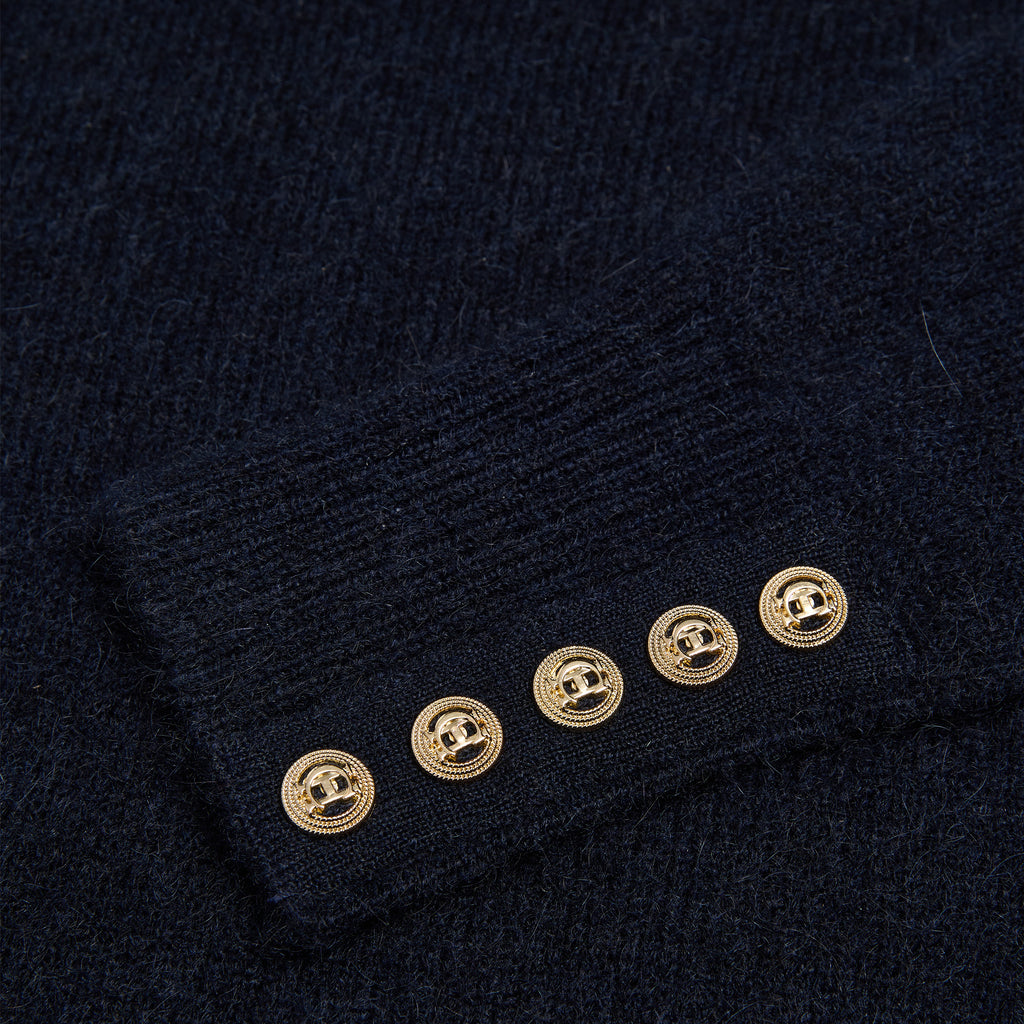 Holland Cooper Ladies Tori Crew Neck Knit - Ink Navy