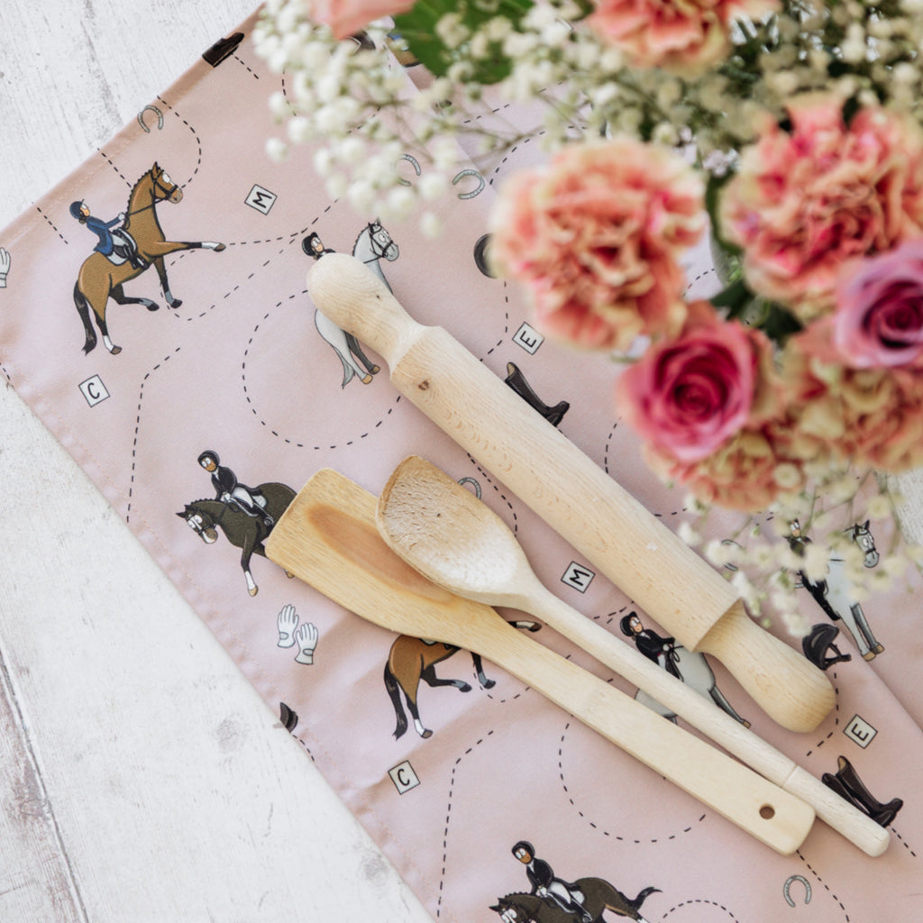 Emily Cole Dressage Pattern Tea Towel