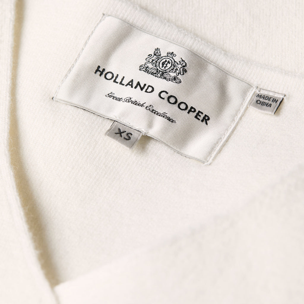 Holland Cooper Ladies Melanie Knitted Waistcoat - Natural