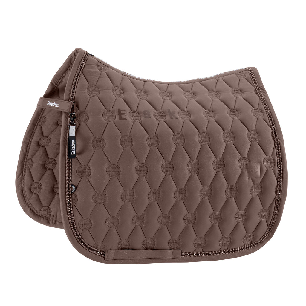 Eskadron Sparkle Crystal Dressage Saddle Cloth - Powder Taupe