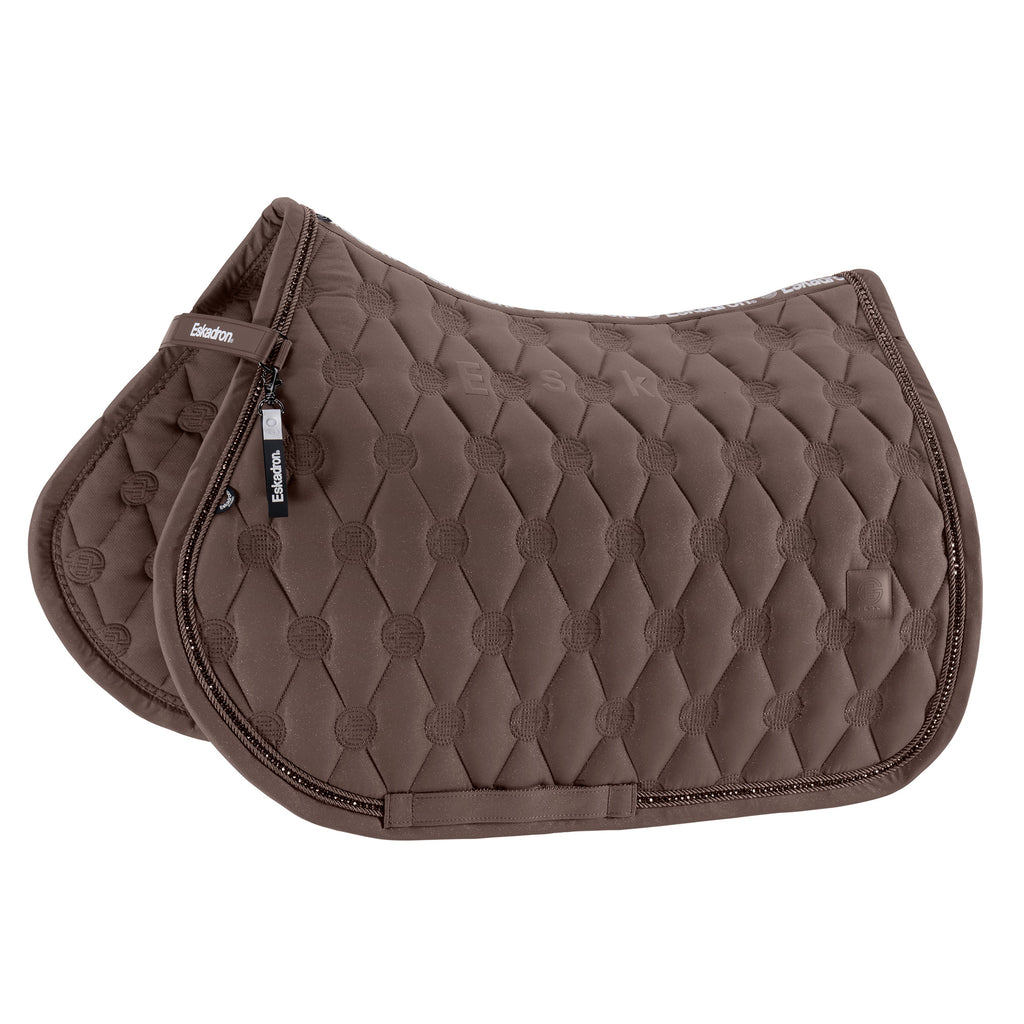 Eskadron Sparkle Crystal GP Saddle Cloth - Powder Taupe