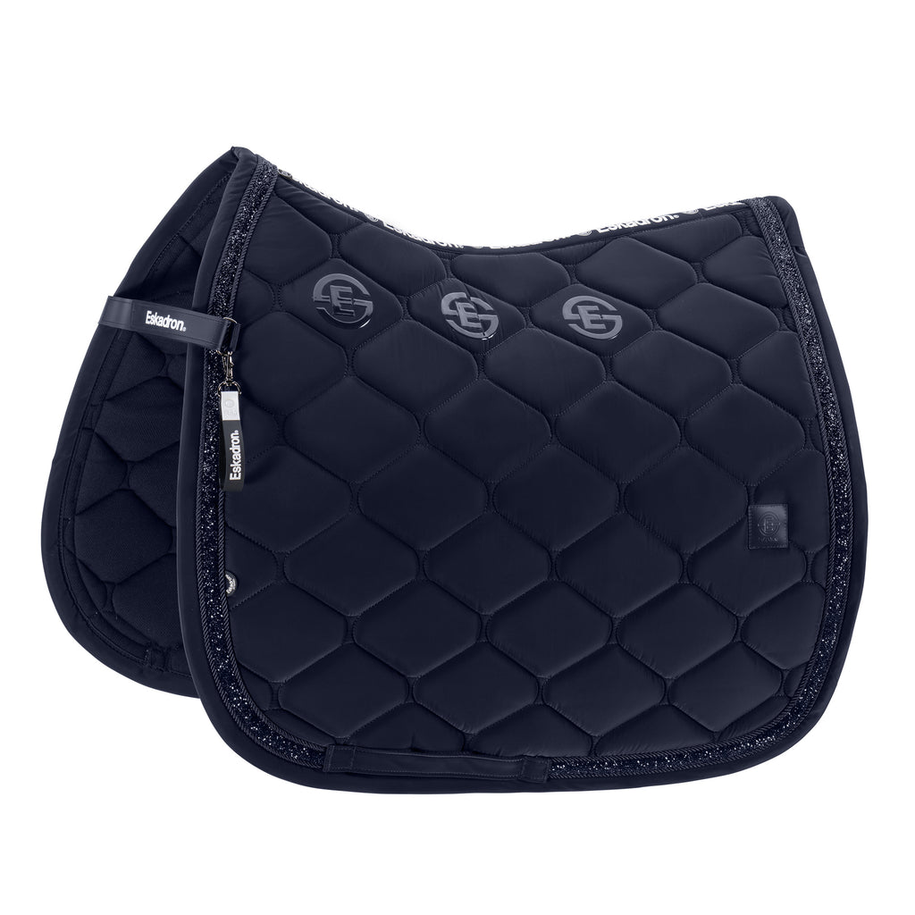 Eskadron Silk Jewel Dressage Saddlecloth - Navy