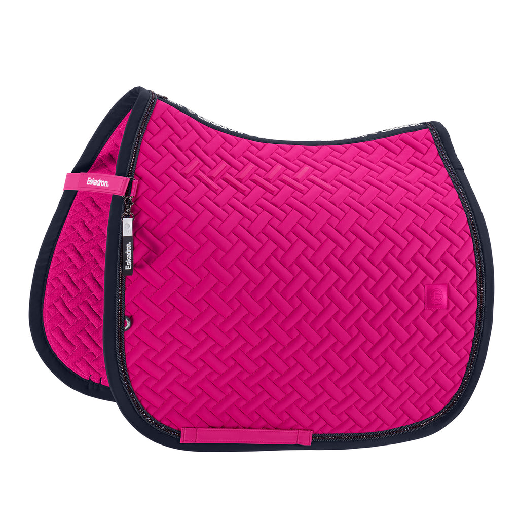 Eskadron Pro Soft Crystal Dressage Saddle Cloth - Lipstick
