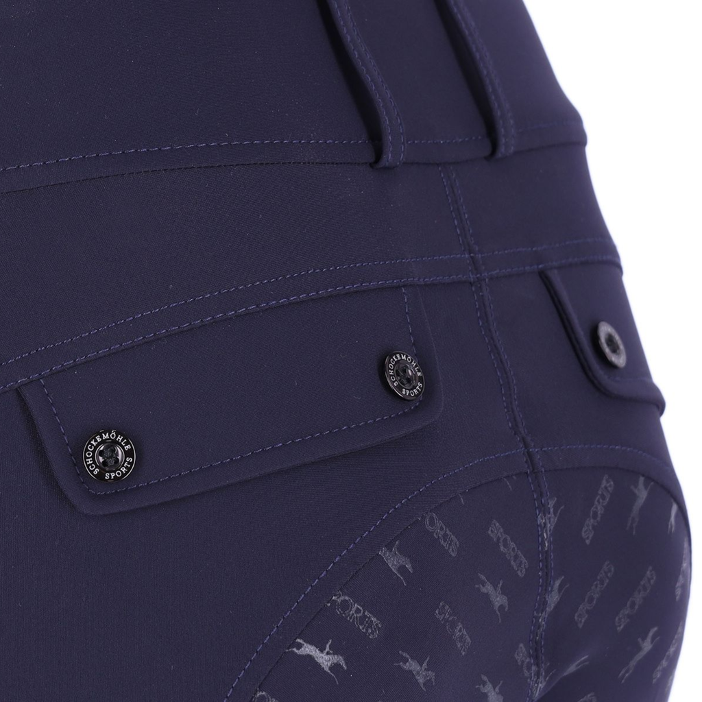 Schockemohle Ladies Carola Full Seat Breeches - Dark Navy