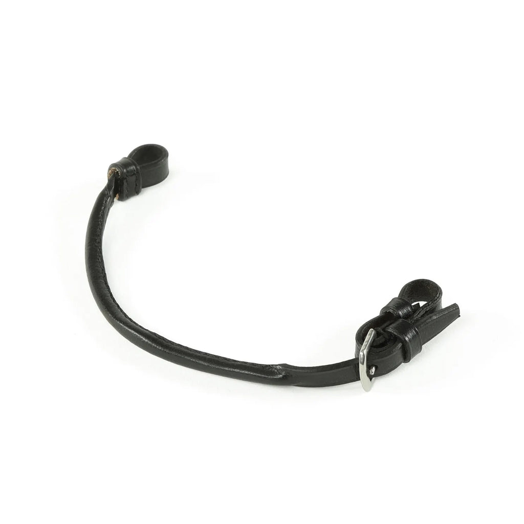 Shires Rolled Lip Strap - Black