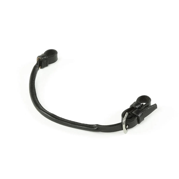 Shires Rolled Lip Strap - Black