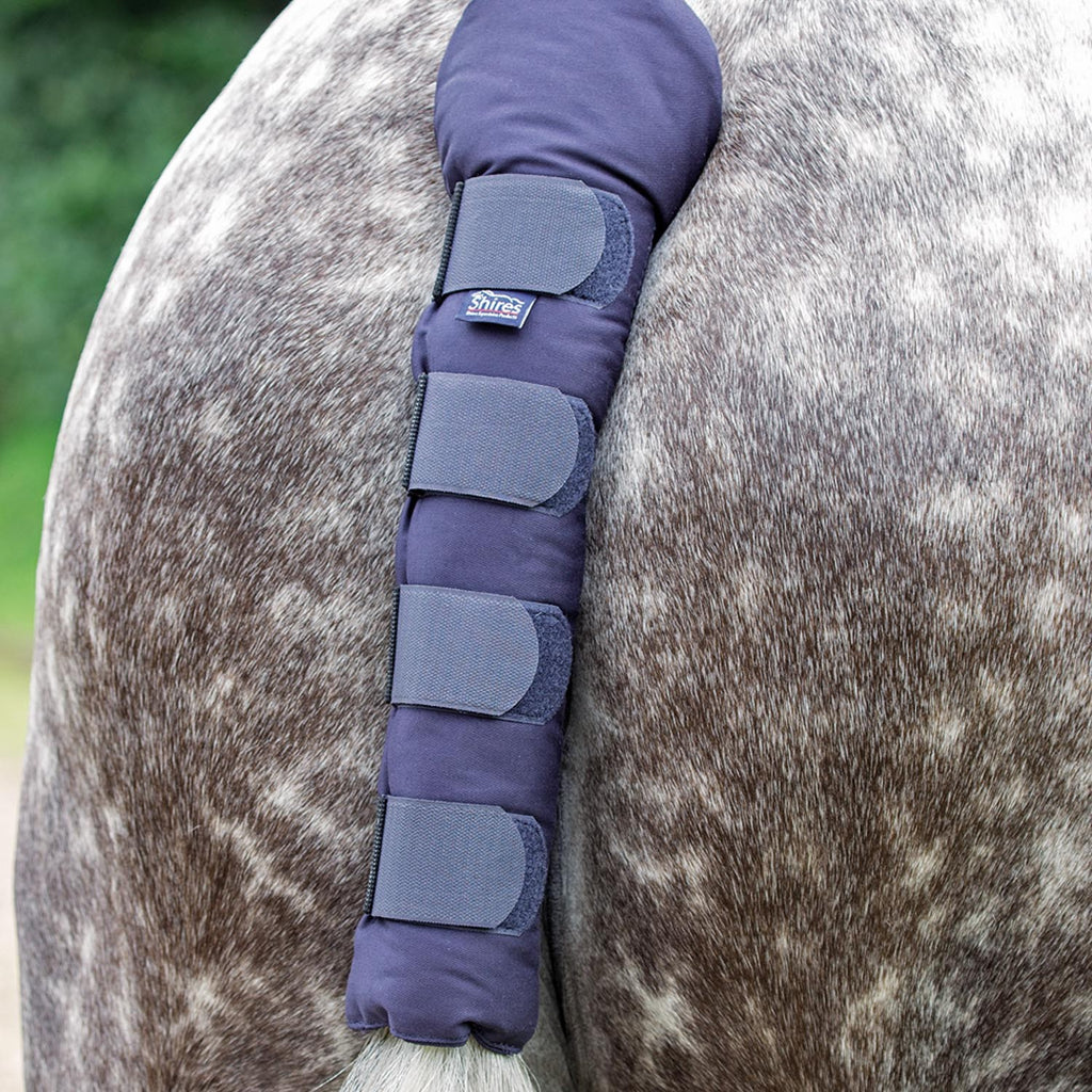 Shires Padded Tail Guard - Navy