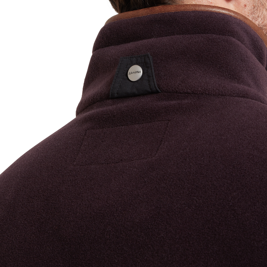 Schoffel Mens Oakham Fleece Gilet - Port