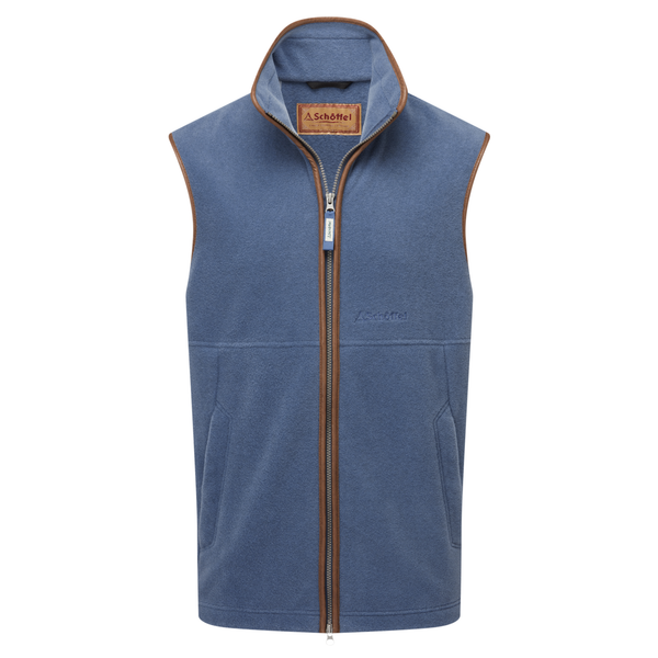 Schoffel Mens Oakham Fleece Gilet - Storm Blue