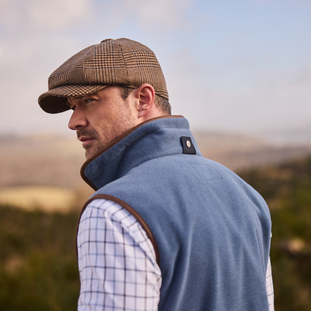 Schoffel Mens Oakham Fleece Gilet - Storm Blue