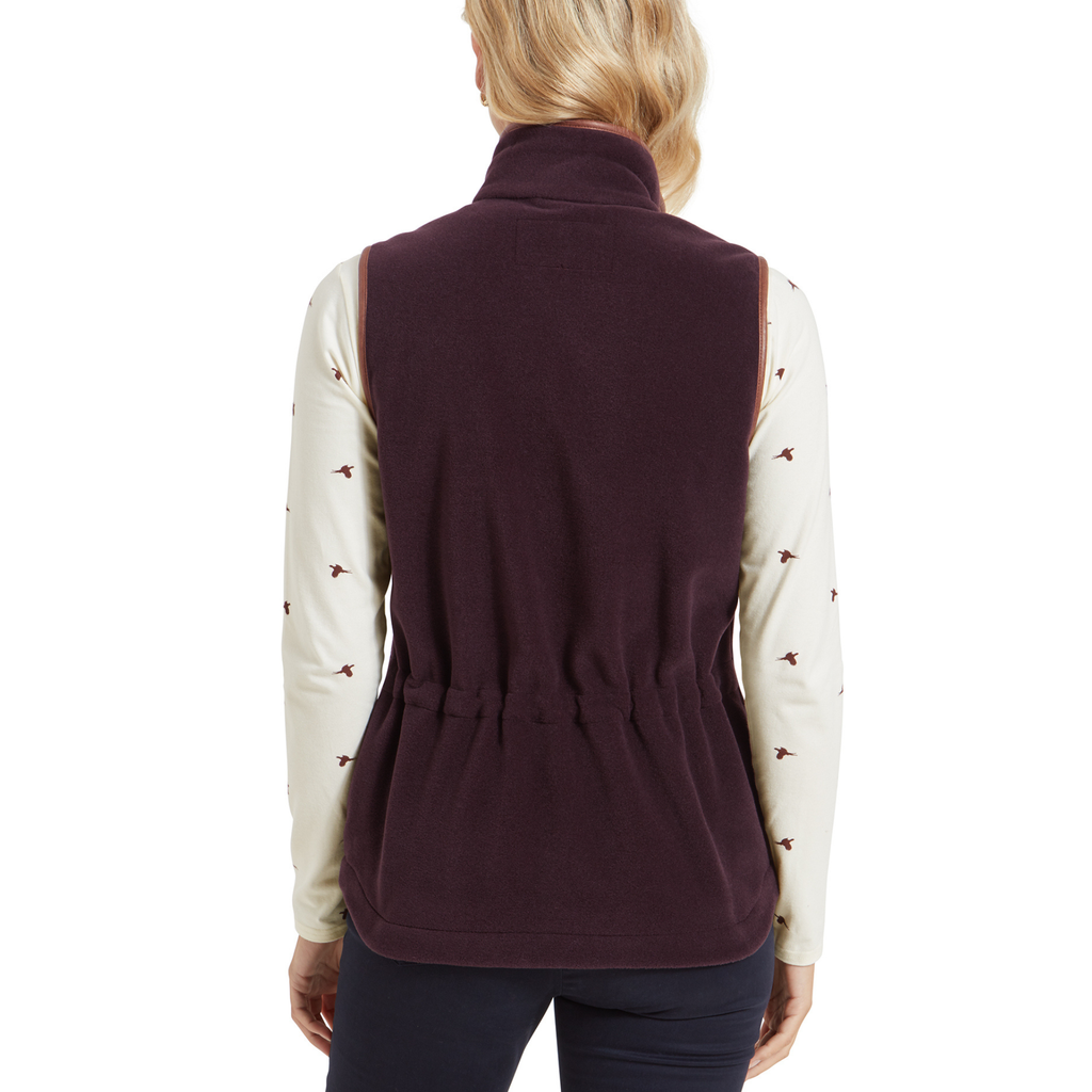 Schoffel Ladies Lydon II Fleece Gilet - Port
