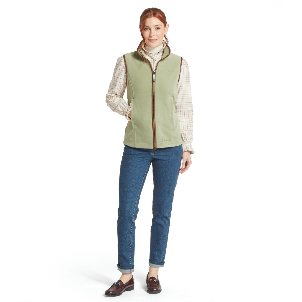 Schoffel Ladies Lyndon II Fleece Gilet - Sage Green