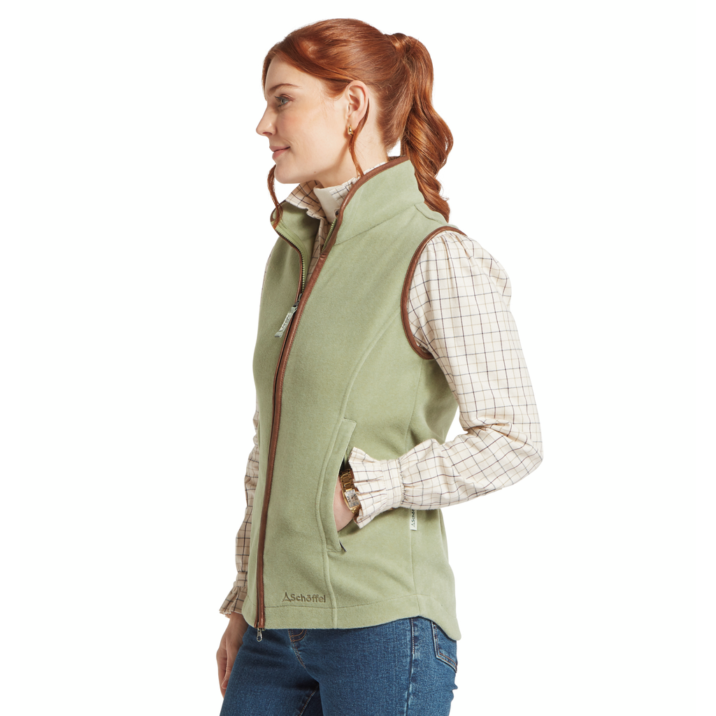 Schoffel Ladies Lyndon II Fleece Gilet - Sage Green
