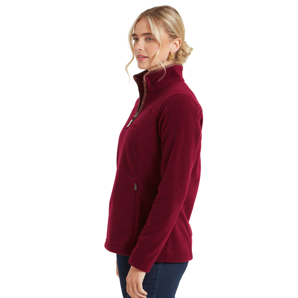 Schoffel Ladies Tilton II 1/4 Zip Fleece - Claret