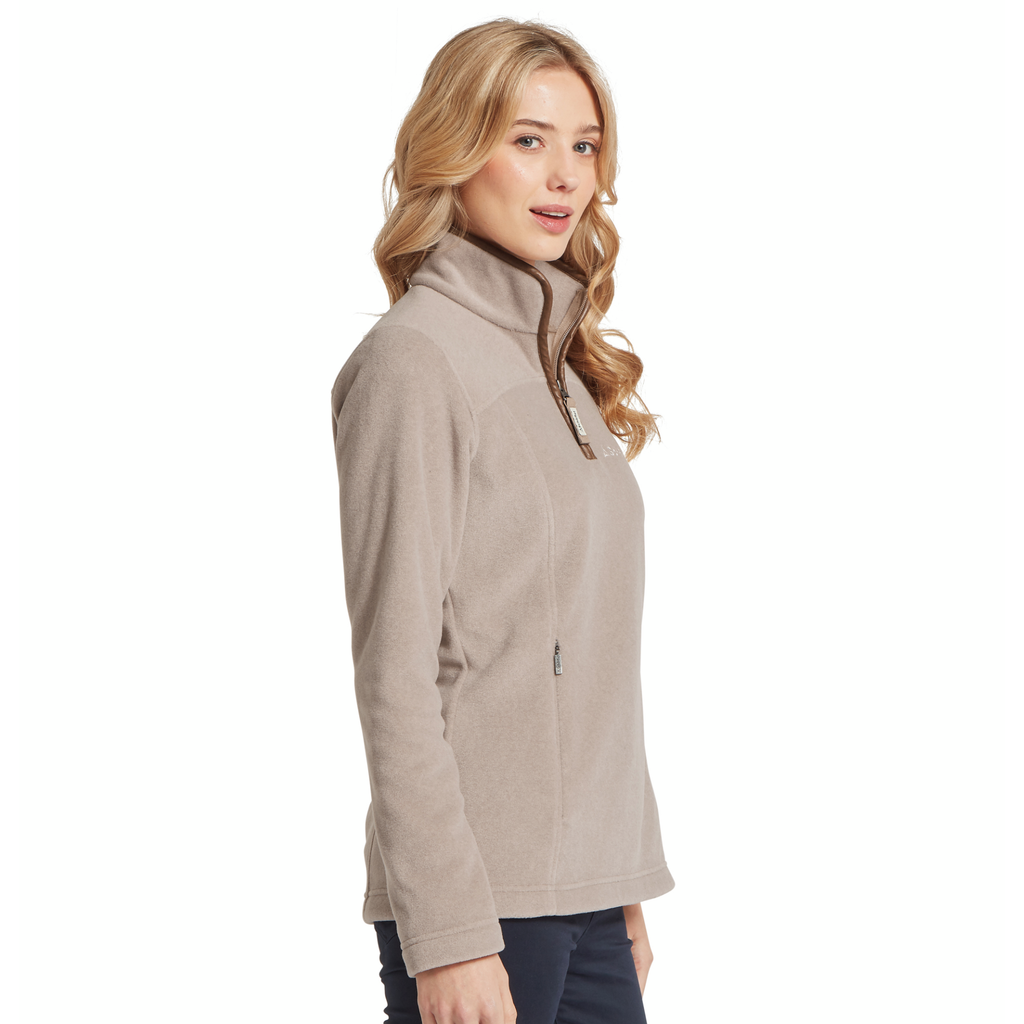 Schoffel Ladies Tilton II 1/4 Zip Fleece - Mushroom