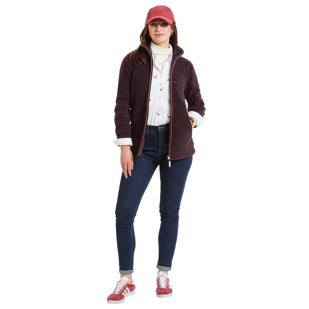 Schoffel Ladies Burley II Fleece Jacket  - Port