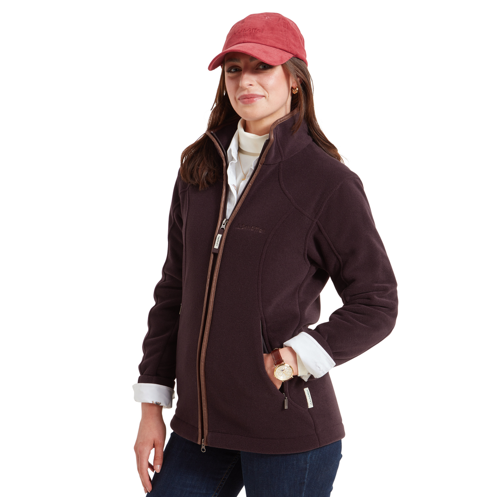 Schoffel Ladies Burley II Fleece Jacket  - Port